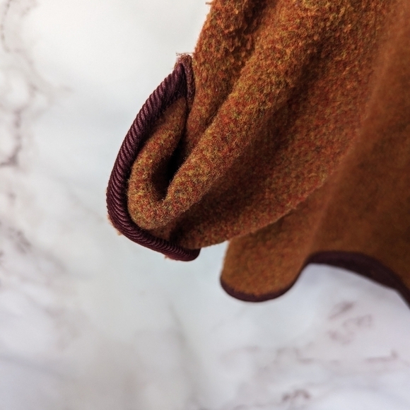 The Territory Ahead Jacket Womens Medium Wool Coat Button Orange Brown Corduroy - Picture 10 of 12
